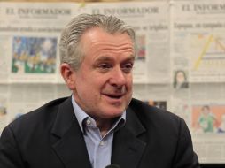 De visita en El Informador, Creel reitera el hecho de adelantar la elección interna del PAN para elegir candidato en 2012. A. GARCÍA  /