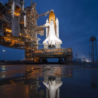 Los astronautas que viajarán en el Atlantis se encuentran listos