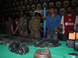 Los detenidos se identificaron como miembros del cártel de Los Zetas. ARCHIVO  /