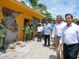 El Mandatario manifestó que las labores de rescate se mantienen.