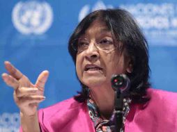 La alta comisionada para los Derechos Humanos de la ONU, Navi Pillay, realizó una visita en México de cinco días. EL UNIVERSAL  /