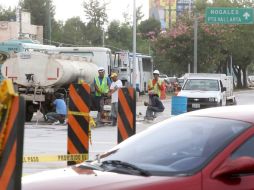 El proyecto de pavimentación con concreto hidráulico lleva en estos momentos un avance de 200 mil metros cuadrados. A. CAMACHO  /
