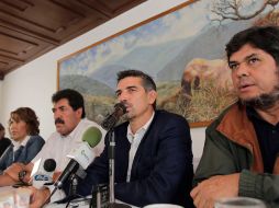 Integrantes del Sindicato de Trabajadores Académicos de la UdeG hablaron sobre las negociaciones con instancias federales. S. NÚÑEZ.  /