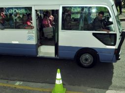 El chofer del autobús afirma que el sistema de frenos del vehículo estaba averiado. EFE  /