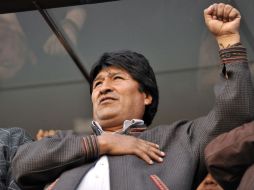 El mandatario declaró al salir del partido Colombia-Bolivia. AFP  /