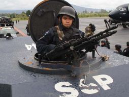 Policías federales comenzaron a llegar desde ayer a Michoacán. NTX  /
