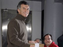 Macri, ganador en los comicios argentinos. AFP  /