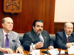 El rector de la Universidad de Guadalajara, Marco Antonio Cortés, negó que los sueldos sean elevados. ESPECIAL  /