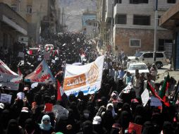 Yemen es escenario de revueltas populares contra el régimen del presidente Alí Abdalá Saleh desde el 27 de enero pasado. ARCHIVO  /