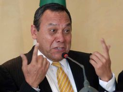 Jesús Zambrano, dirigente nacional del PRD, asistió a la reunión. ARCHIVO  /