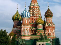 Rusia celebra hoy el 450 aniversario de la Catedral de la Intercesión de la Virgen en el Montículo. ESPECIAL  /