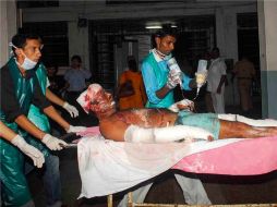 La cifra de personas heridas por las explosiones en Bombay aumenta a 113. EFE  /