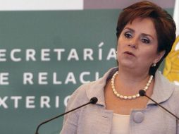 La titular de la Secretaría de Relaciones Exteriores, Patricia Espinosa. EL UNIVERSAL  /