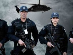 Foto del promocional de un programa policiaco auspiciado por la Secretaría de Seguridad Pública federal. EL UNIVERSAL  /