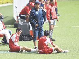 Magallón (izq.) desea jugar el sábado ante el Querétaro, en cotejo amistoso de pretemporada. E. PACHECO  /