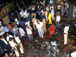 Las tres explosiones fueron en el Centro y el Sur de la ciudad india de Bombay. EFE  /