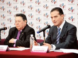 Jorge Moreno y Daniel Cabeza de Vaca, integrantes del Consejo de la Judicatura Federal. EL UNIVERSAL  /