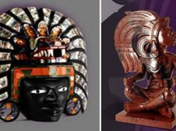 Muestra de Raíces vivas de Chimalhuacán. Esculturas en piedra. ESPECIAL  /