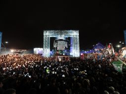 Cientos de personas asistieron a a la inauguración de 'Tecnópolis'. EFE  /