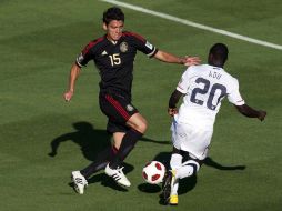 Héctor Moreno durante la final de Copa Oro. MEXSPORT  /