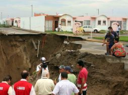 Fueron evacuadas unas mil 600 personas de zonas de riesgo. EL UNIVERSAL  /