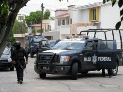 Uno de los operativos de la Policía Federal, que arrojó la detención de Martín Arzola Ortega, “El 53”. ESPECIAL  /