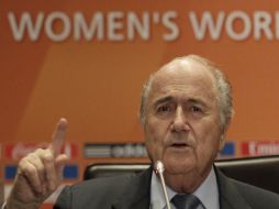Para el presidente de la FIFA, 'el futbol femenino se ha convertido en un fenómeno mundial'. AP  /