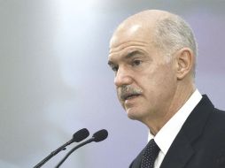 George Papandreu asegura que no hay espacio en Grecia para el miedo o el fracaso. ESPECIAL  /