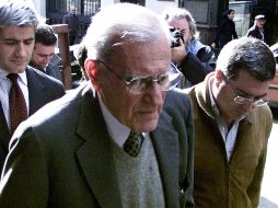 Juan María Bordaberry falleció acompañado por su numerosa familia en horas de la madrugada. AFP-Archivo  /