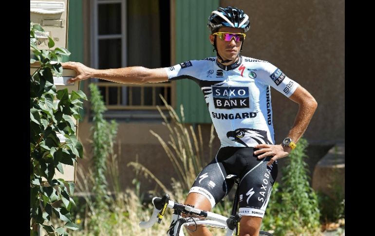 Alberto Contador está entre los favoritos de la competición. EFE  /