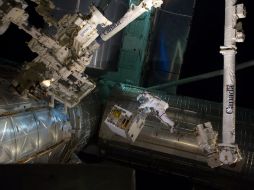 El depósito está repleto de casi tres toneladas de espuma de empacar y otros desechos de la estación. AFP  /