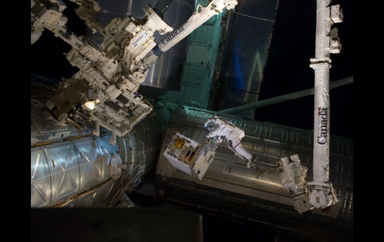 El depósito está repleto de casi tres toneladas de espuma de empacar y otros desechos de la estación. AFP  /