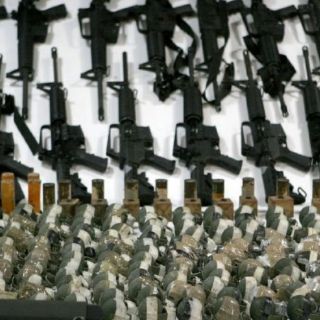 Militares aseguran armas en Guerrero