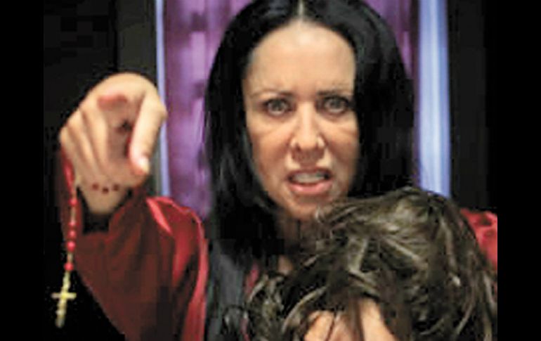 Lilia Aragón protagoniza la cinta Morgana, una puerta al terror. EL UNIVERSAL  /