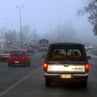 Zona Norte de Guadalajara, con presencia de niebla