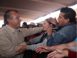 El presidente celebró los programas Agua por Siempre, Agua para Todos, Agua para Siempre. ARCHIVO  /