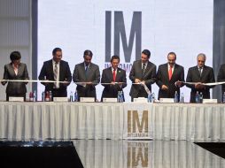 Corte del listón inaugural de Intermoda. E. BARRERA  /