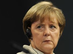 Merkel habló con Barack Obama. Coincideron en la necesidad de atajar la crisis europea con eficacia. AFP  /