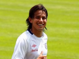 El jugador de la 'Maquina celeste' durante un entrenamiento del equipo. MEXSPORT  /