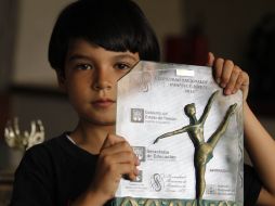 Enrique Bejarano tiene ocho años de edad. S. NUÑEZ  /