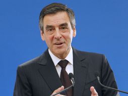 El primer ministro francés, Francois Fillon, habla durante una conferencia de prensa. AFP  /
