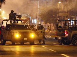 La acción anterior se llevó a cabo dentro de la estrategia de México en contra del narcotráfico y la delincuencia organizada. ARCHIVO  /