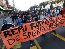 Desde el martes pasado, 24 estudiantes se mantienen en huelga de hambre. EFE  /
