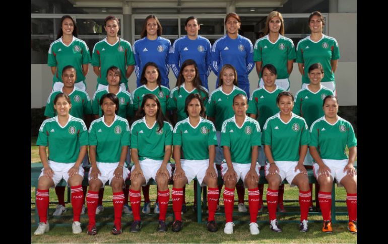 Fotografía de la Selección Femenil mexicana, la cual participó en el pasado Mundial de Alemania 2011. MEXSPORT  /