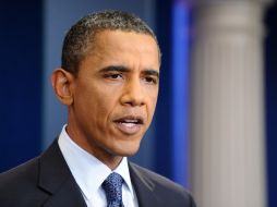 Barack Obama dio una conferencia desde la Casa Blanca. AFP  /
