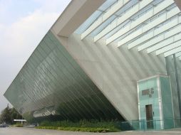 Fachada del Museo Universitario de Arte Contemporáneo de la UNAM, obra de Teodoro González de León. ESPECIAL  /
