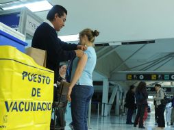 El país cuenta con un millón 800 mil dosis de vacuna contra el sarampión. NTX  /