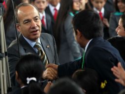 Felipe Calderón insta a dejar la puerta abierta para que un candidato externo y de perfil ciudadano sea el abanderado. EL UNIVERSAL  /