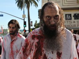 Los zombis se muestran en una escena de 'The Walking Dead'. AP  /