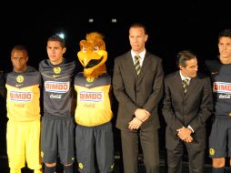 Se llevó acabo ayer la presentación del nuevo uniforme del América en el Estadio Azteca. NOTIMEX  /